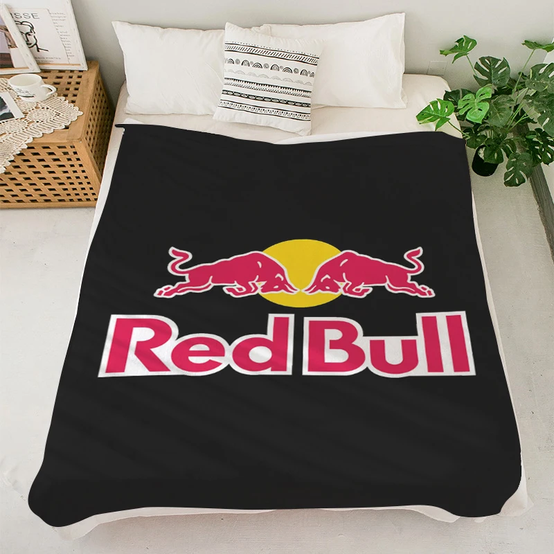 Одеяло для кемпинга на заказ S-Red Bulls одеяло до колена зимние пушистые мягкие