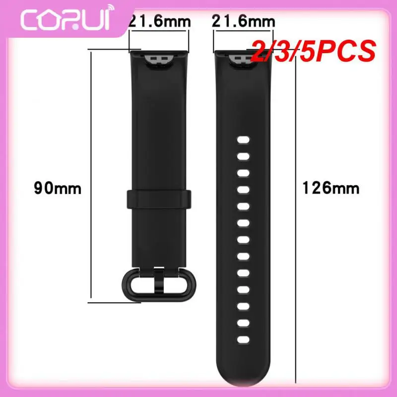 

2/3/5PCS Sweat Proof Wristband Smart Accessories For Mi Watch Waterproof Watch Band Silica