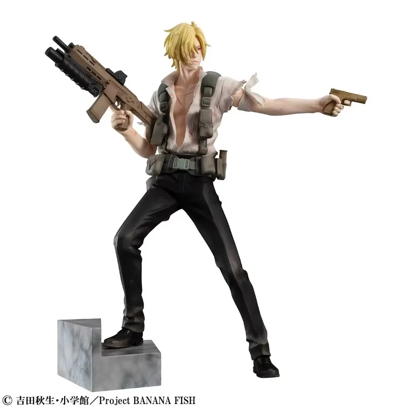 100% оригинал Megahouse GEM Ash Lynx Aslan Jade Callenreese BANANA FISH ПВХ экшн-фигурка аниме модель игрушки