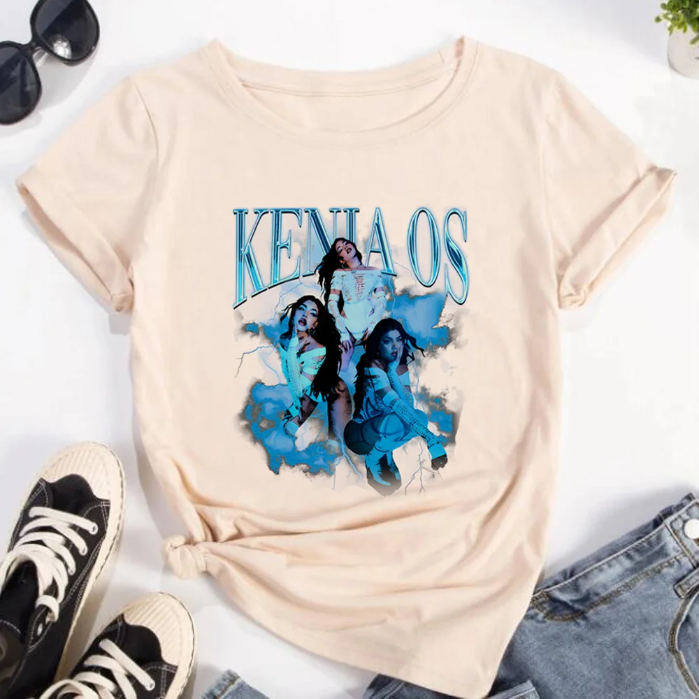Топ Kenia Os для женщин дизайнерская футболка с рисунком манга в стиле Харадзюку