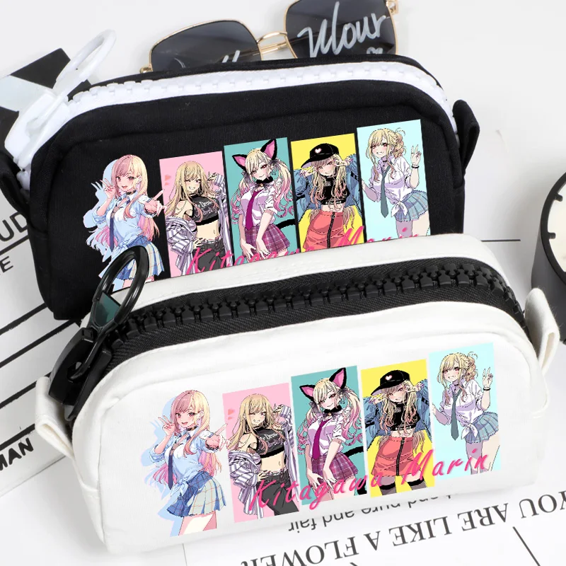 Китагава Марин вместительный пенал мультфильм холст держатель для канцелярских