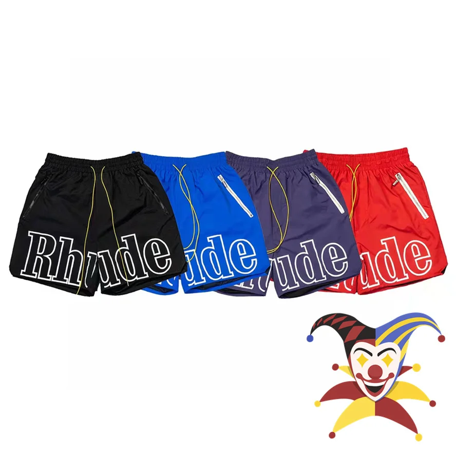 

Шорты мужские/женские многоцветные в сеточку, с логотипом ревеня, 1:1