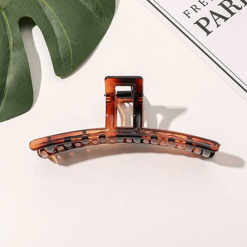 Заколка-краб женская для конского хвоста винтажный большой зажим волос