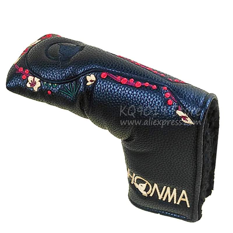 

Clubs Head Cover HONMA Golf Putter Headcover White or Black PU Putter Cover Golf Accessories