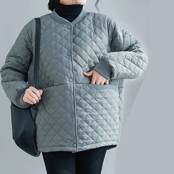 women's autumn winter new solid color baseball uniform cotton jacket  winter jacket women 2021 COTTON  WOMEN