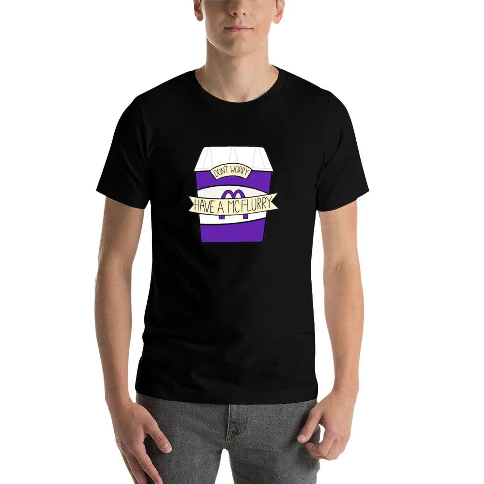 Фото Футболка Don't Worry Have a McFlurry, спортивная, базовая, влагоотводящая №4