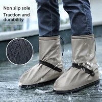 2 pcs creative waterproof reusable motorcycle riding rain boot shoes covers rainproof hiking shoes cover