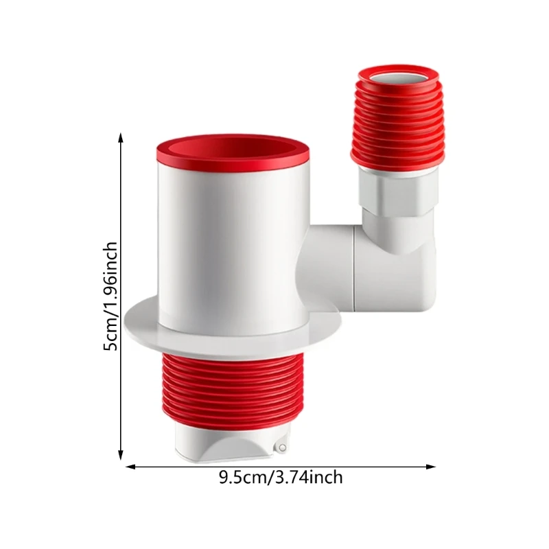 Многофункциональный не сифонный соединитель для шланга стиральной машины