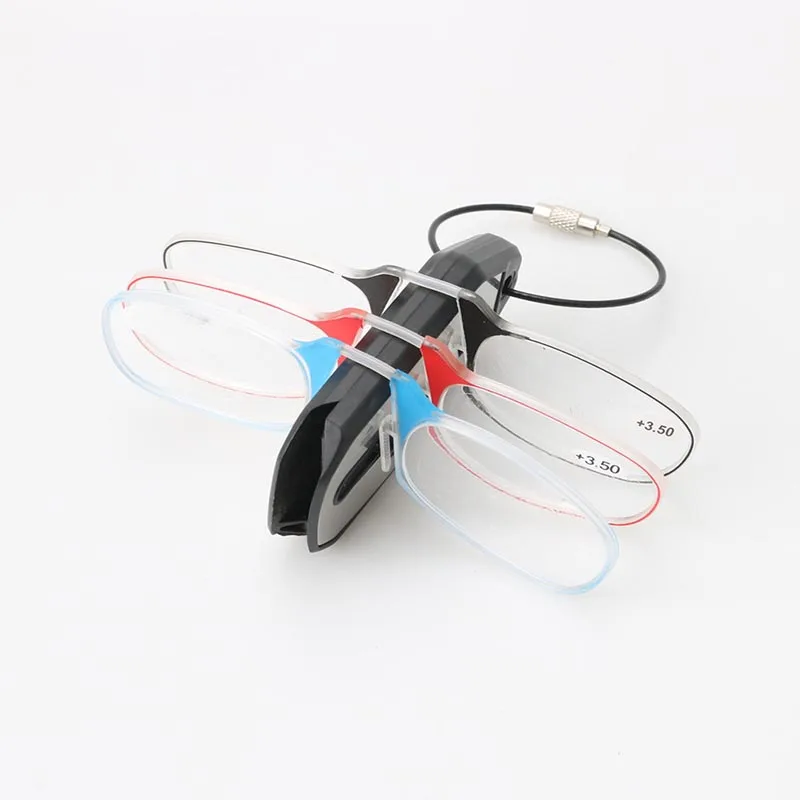 Складные Очки Для Чтения С Брелоком Антибликовые Прозрачные Линзы Защиты От