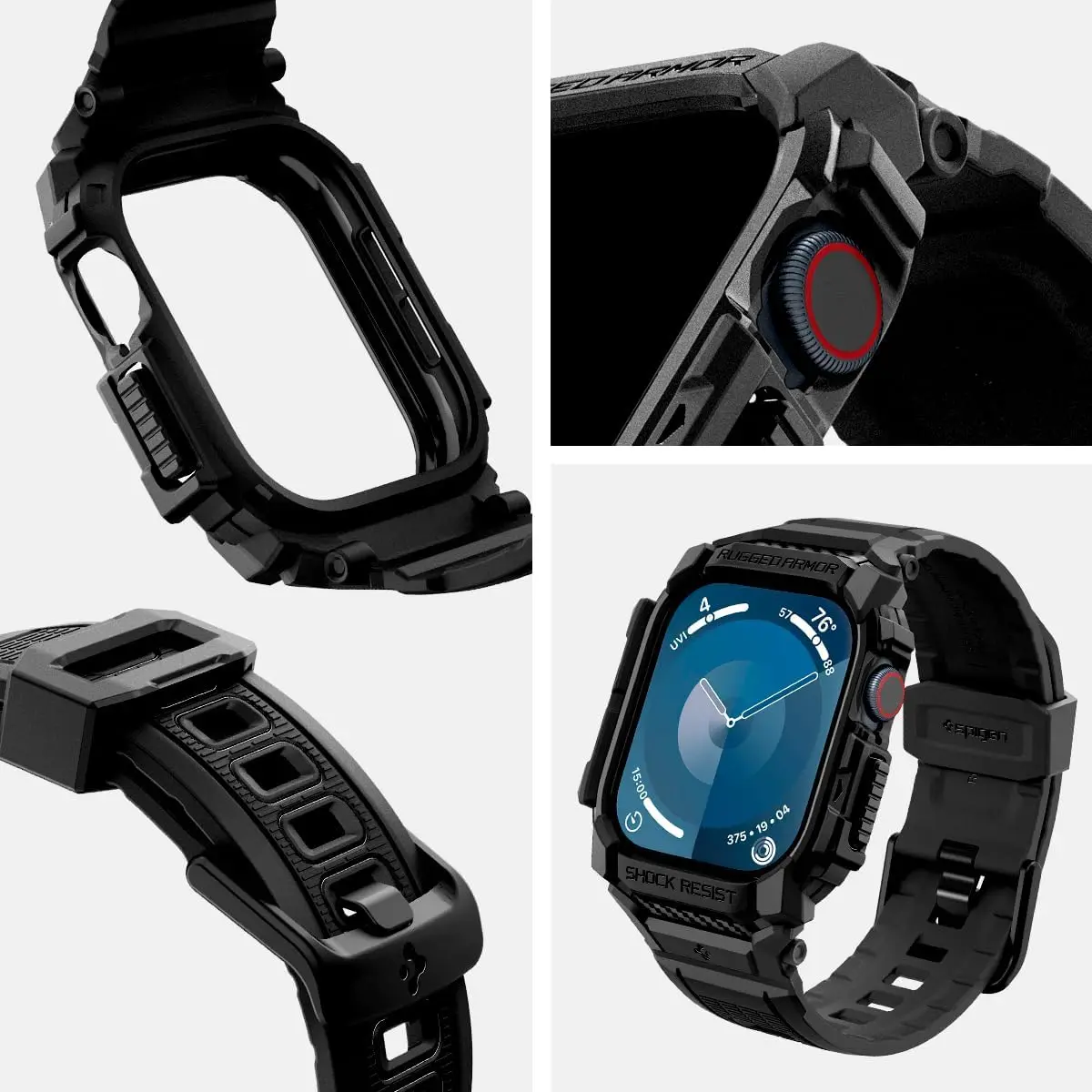 Фото Прочный чехол Spigen Armor Pro + ремешок для часов для Apple Watch Ultra серии 11/10 (46 мм/42 мм) №3