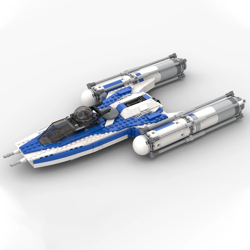 592 детали MOC, модель звездного истребителя капитана Рекса Y-wing, конструктор, игрушки, креативный набор для сборки, коллекция. (art.: 3920dcc3fd3cf) - 3920dcc3fd3cf