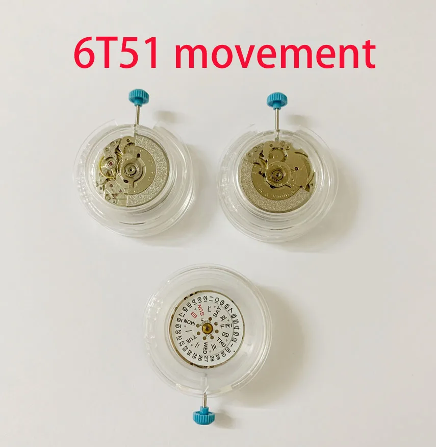 Watch accessories original Japanese Miyota Miyota 6T51 movement female mechanical movement 6601 white machine