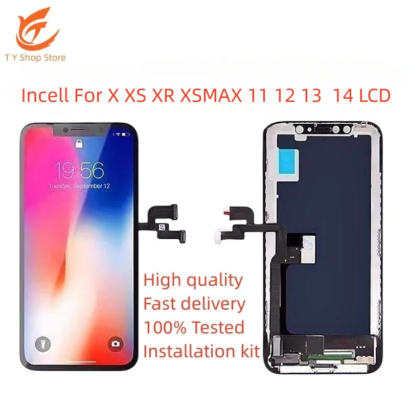 

AAA +++ высококачественный ЖК-дисплей подходит для Apple iPhone X XS XR XSMAX 11 12 13 14