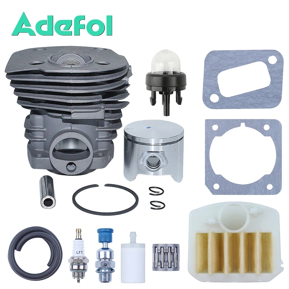 Комплект поршня цилиндра 44 мм для Husqvarna 350 351 353 346XP Jonsered CS2150, воздушный топливный фильтр, декомпрессионный клапан