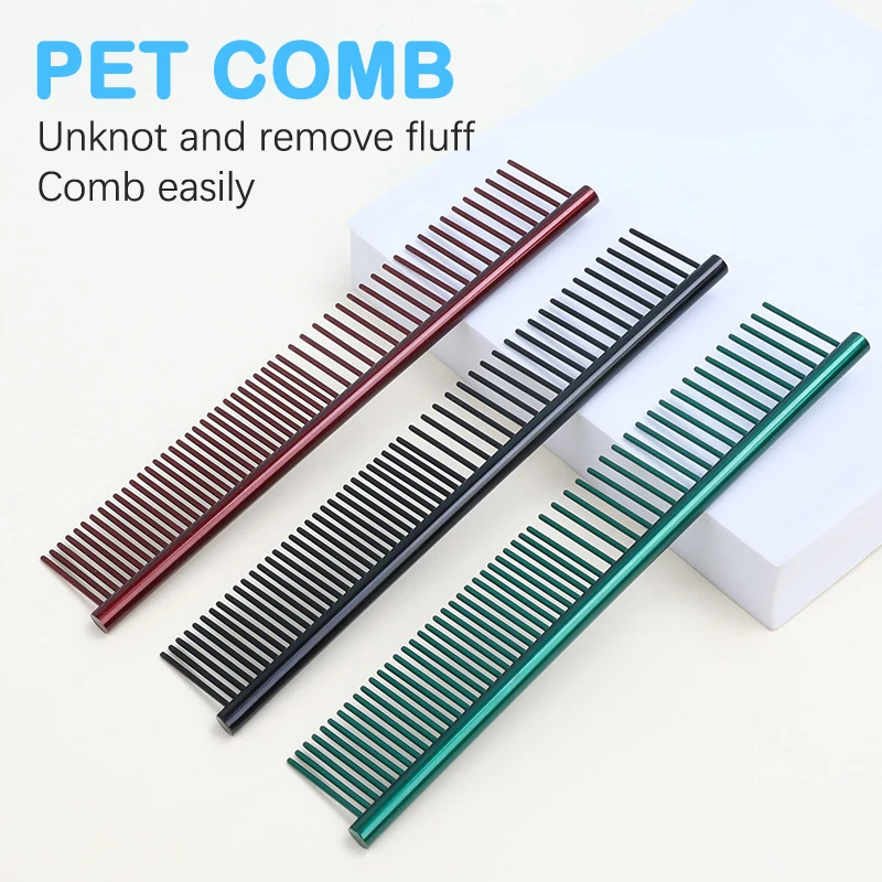 

Pet Grooming Comb for Dog Cat Clean Brush Professional Dog Grooming Comb Puppy Cleaning Hair Trimmer Brush Pet Accessories