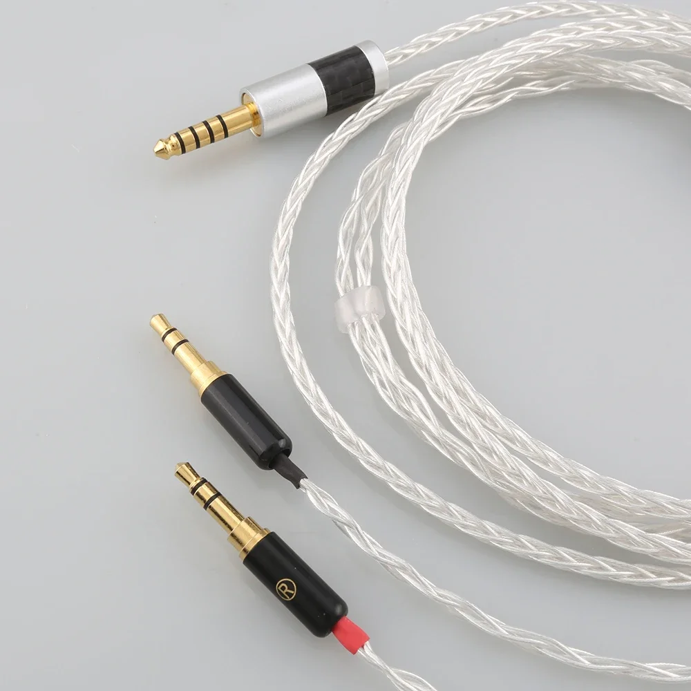 HIFI 4,4 мм 8 ядер 7N OCC посеребренный сбалансированный кабель для обновления наушников для Hifiman SUNDARA he400i he400s HE560 2x3,5 мм (art.: 3920ca71bf9c8) - 3920ca71bf9c8