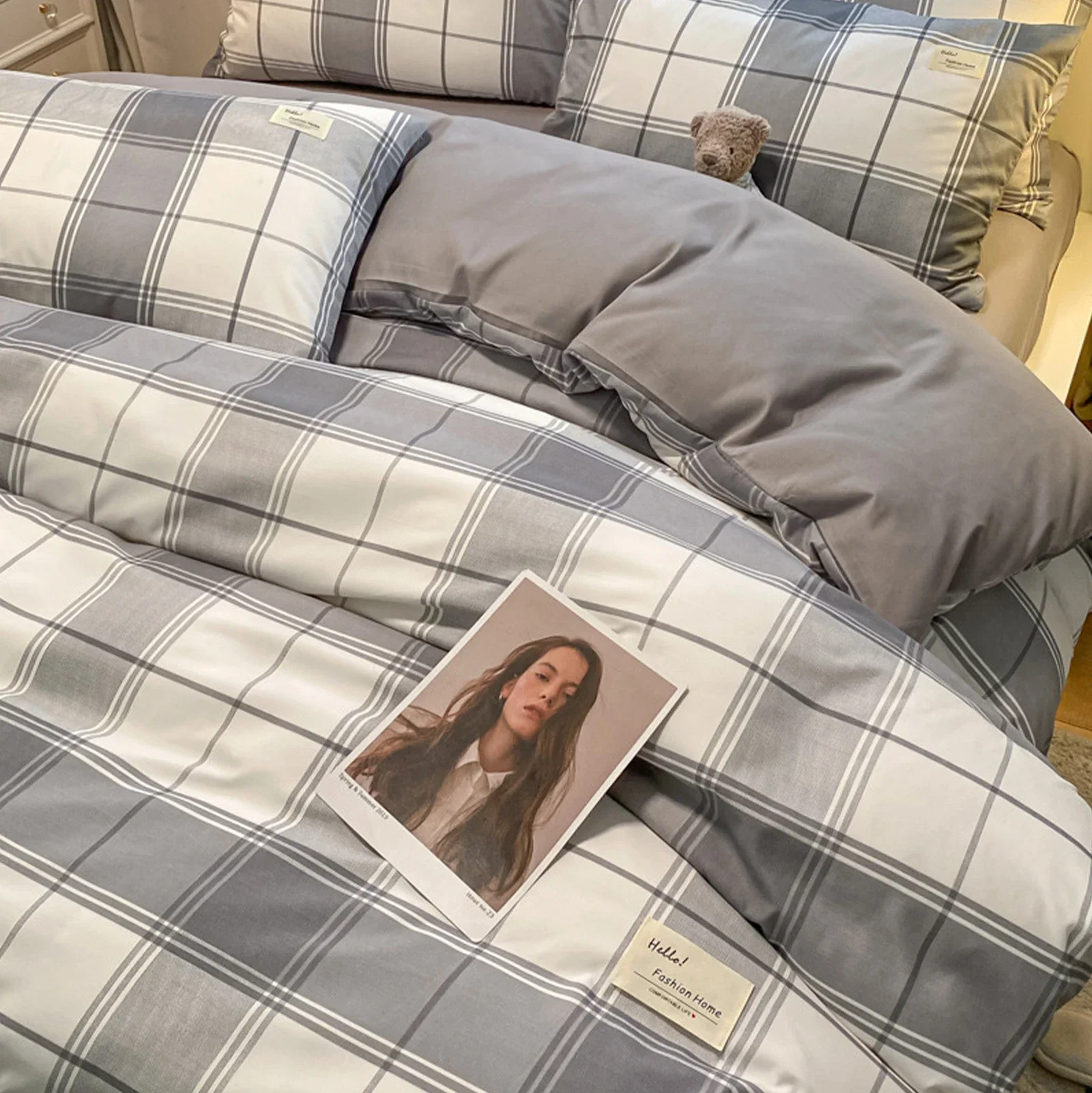 3/4 шт. пододеяльник хлопковый комплект матовая хлопчатобумажная ткань