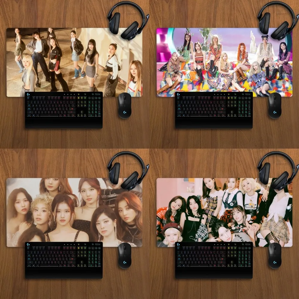 Детский коврик для мыши KPOP с нескользящей основой утолщенный большой письма