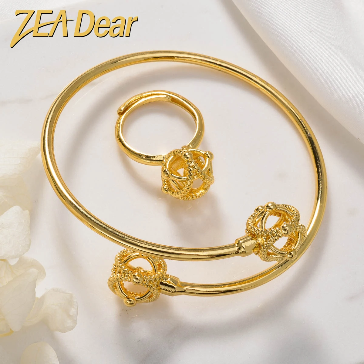 ZEADear комплекты ювелирных изделий для женщин лучшие друзья подарок браслет