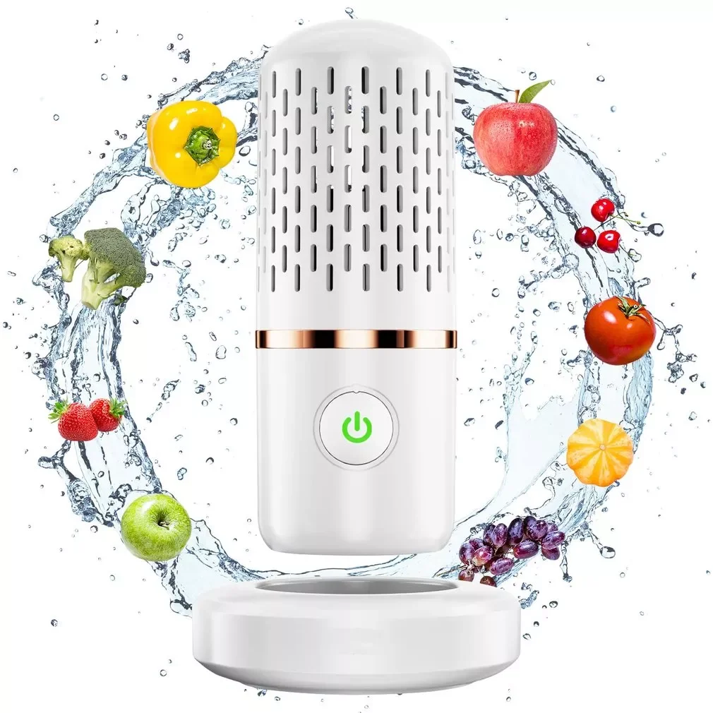 

USB Automatic Fruit Vegetable Washing Machine Cleaning Rice Meat Fish Food Purifier Disinfect Vegetables Disinfector Cleaner