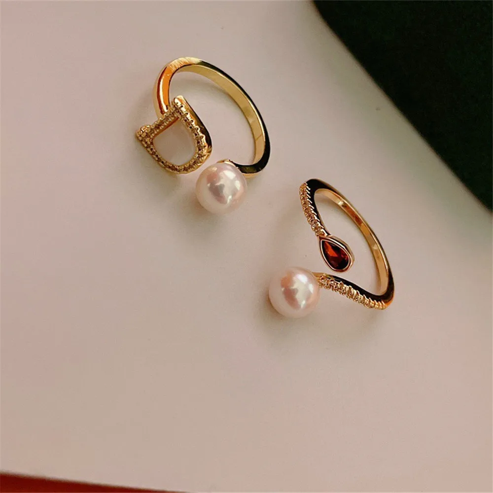 

14k gold injection exclusive explosive recommended, new design 6-7MM positive round natural high quality freshwater pearls