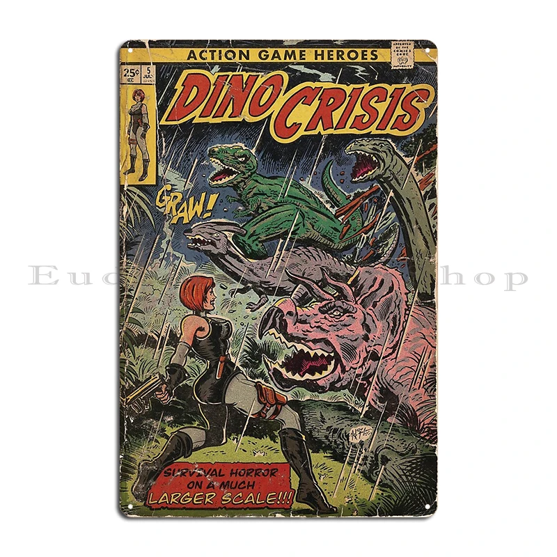 

Винтажный металлический знак