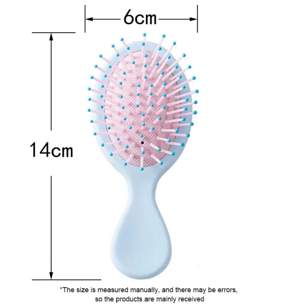 

Mini Cartoon Air Bag Comb Anti Static Girl Air Cushion Comb Head Massager Hairdressing Comb Handle Massage Hair Comb Accessories