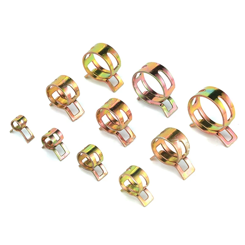 100 шт. внутренний диаметр 6-17 мм цветное Цинковое эластичное кольцо зажим для
