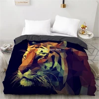 3d duvet cover quiltblanketcomfortable case luxury bedding 135 140x200 150x200 220x240 200x220 for home colorful animal tiger