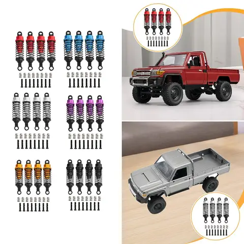 4 шт. металлические масляные амортизаторы для радиоуправляемых автомобилей MN98 MN99S MN82