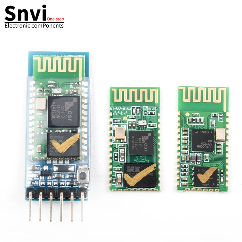 Фото HC-05 HC-05D главный-подчиненный интегрированный модуль Bluetooth DIY беспроводной последовательный прозрачный электронный модуль BLE подходит для Arduino №1