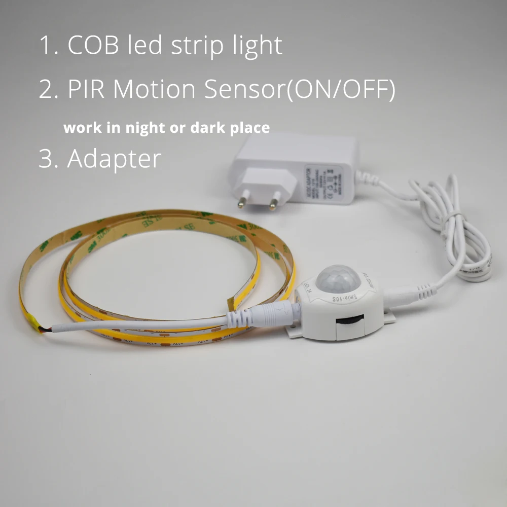 

Светодиодная лента LEDSONLINE COB 12В 9Вт 320leds/m Ra 90 шириной 8мм