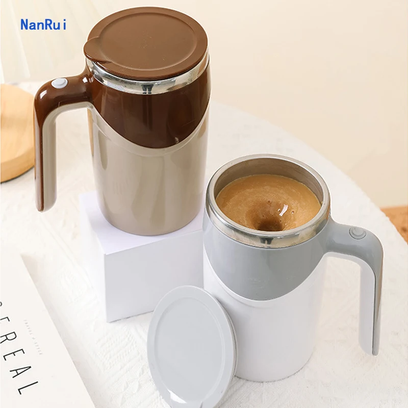 

Automatic Self Stirring Magnetic Mug Stainless Steel Vacuum Coffee Mixing Cup Blender Mixer Breakfast Cups Drinkware Water Mugs