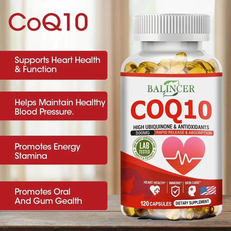 

Antioxidant CoQ10 Supports Healthy Heart Function Increases Energy Endurance Supports Muscle Strength Promotes Immune Health