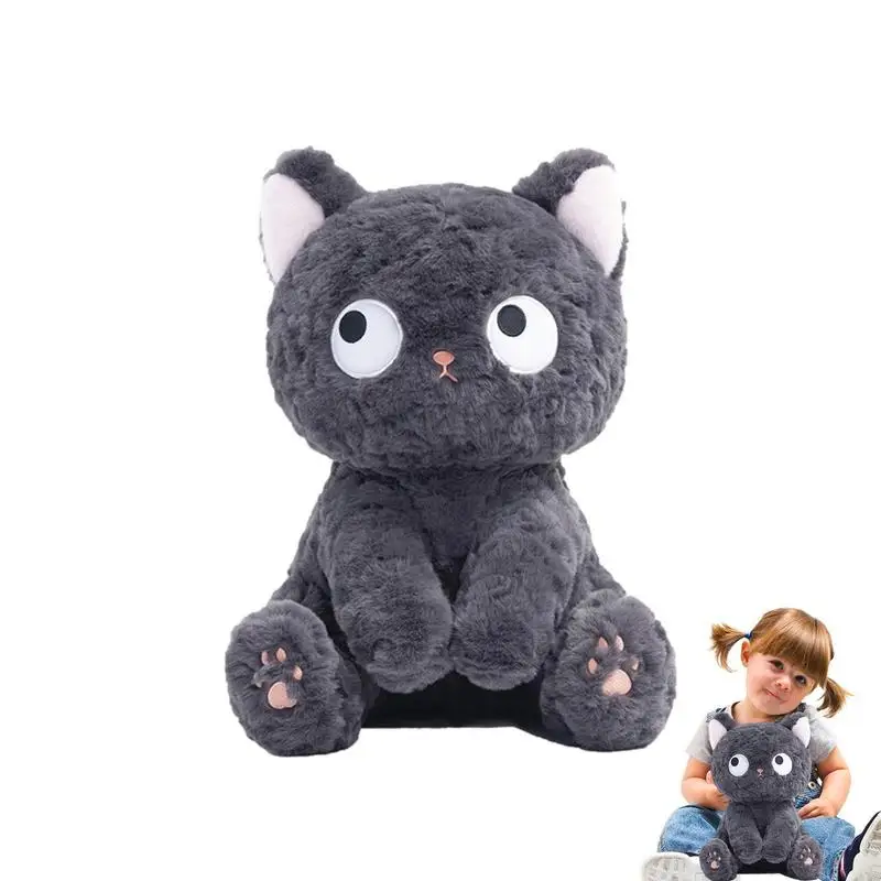

Плюшевая игрушка, Черный кот, мягкий большой глаз, кошка, плюшевая игрушка, Милая Черная кошка, мягкие животные, кошка, плюшевый Кот, игрушки, ...