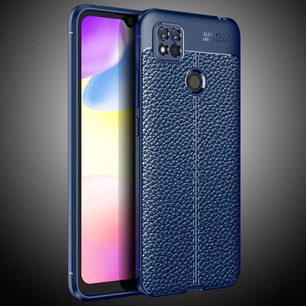 For Redmi 10A Case For Redmi 10A Cover Shockproof TPU Soft Leather Style Phone Funda Shell Bumper For Redmi 10A