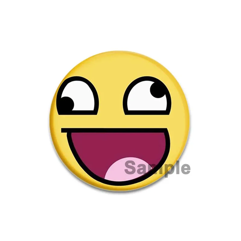 

Пластиковый значок с эпическим лицом 32/44/58 мм