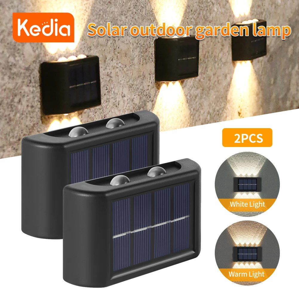 

Kedia Solar Light Waterproof Led Lights Outdoor Sunlight Lamps Garden Street Landscape Balcony Decor Solar Wall Lamp Lighting