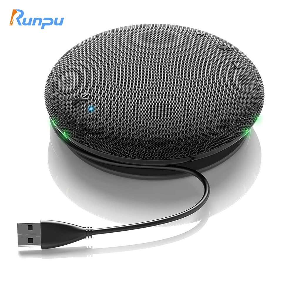 

USB Speakerphone Conference Microphone Omnidirectional Computer Mic 360° Voice Pickup Skype/Video Conference/OnlineCourse