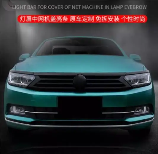 Черная радиаторная решетка Bbright для Volkswagen 2018 2019 Passat B8 Модифицированная черная