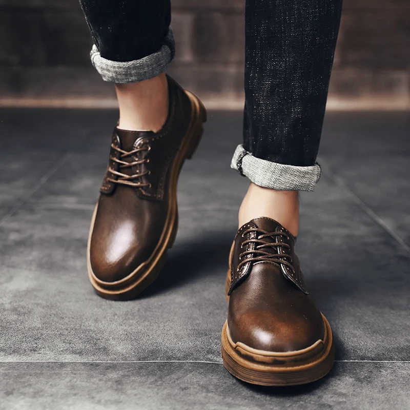 

Men's Casual British Styl shoes Comfortable Safety Work Shoes Outdoor Platform Puncture Proof Shoes S8420-S8435 Morliron