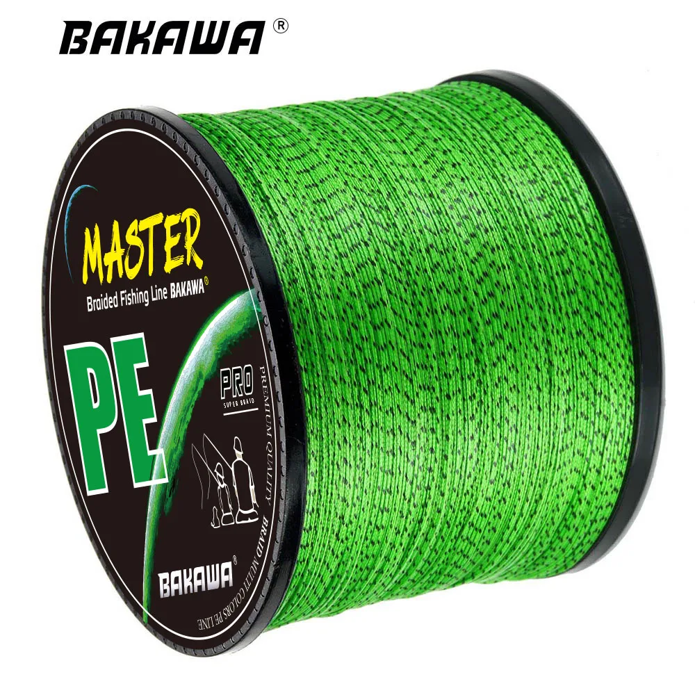 

BAKAWA Japan 8X 8 Strands Braided Fishing Line 150M 366M 666M Multifilament Speckled PE Wire Fly Sea Saltwater Pesca
