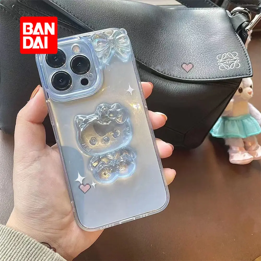 

Bandai Disney 3D Clear Phone Case for iPhone13 13Pro 13Promax 12 12Pro Max 11 Pro X XS MAX XR 7 8 Plus Kawaii Cartoon Soft Cover