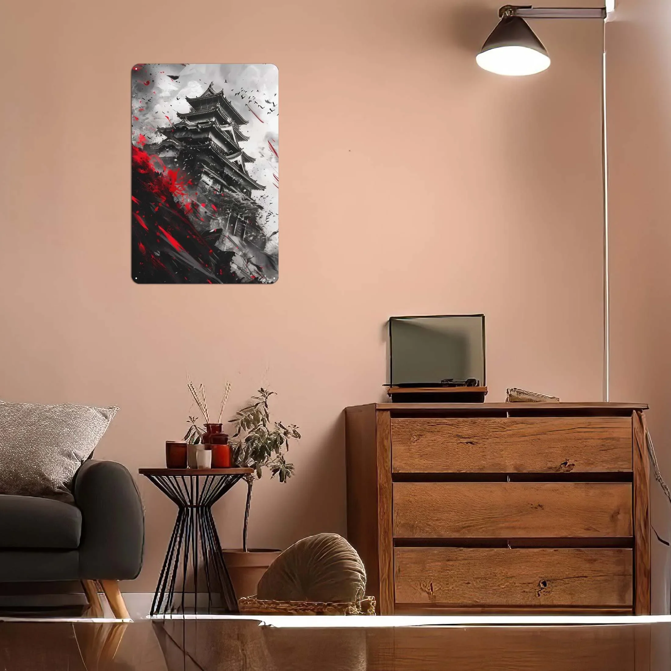 Металлический плакат осада в алле домашний декор винтажный металлический