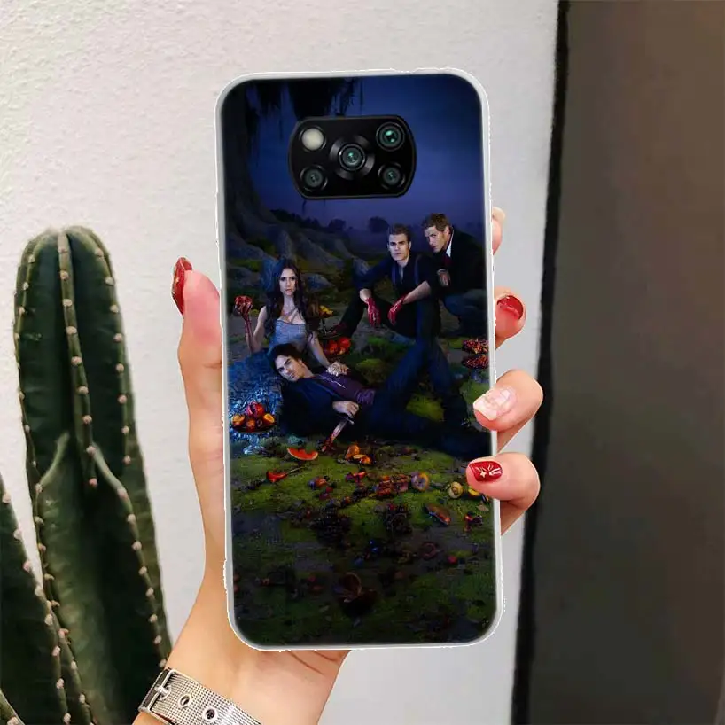 Чехол с дневниками вампира для телефона Xiaomi Poco X3 Nfc M3 F3 F1 Mi Note 10 Pro 11 Lite 9 8 CC9 9T 10T A3 A2 A1