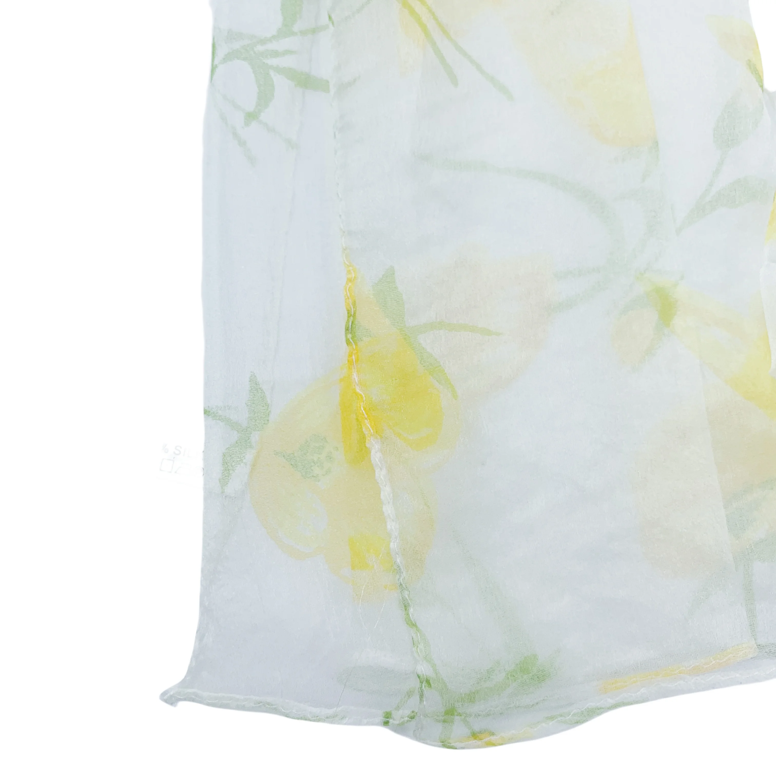 Шарф из 100% чистого шелка новые модные шарфы 50 см * 150 шейный платок Цветочный