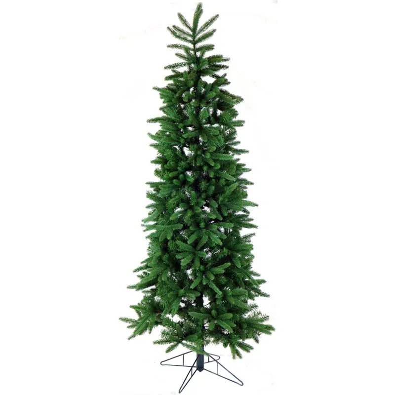 

Carmel Pine Slim Green Christmas Tree, Lights, FFCP090-0GR Angeles para bautizo Kids christmas Sintas para bola de navidad Infl