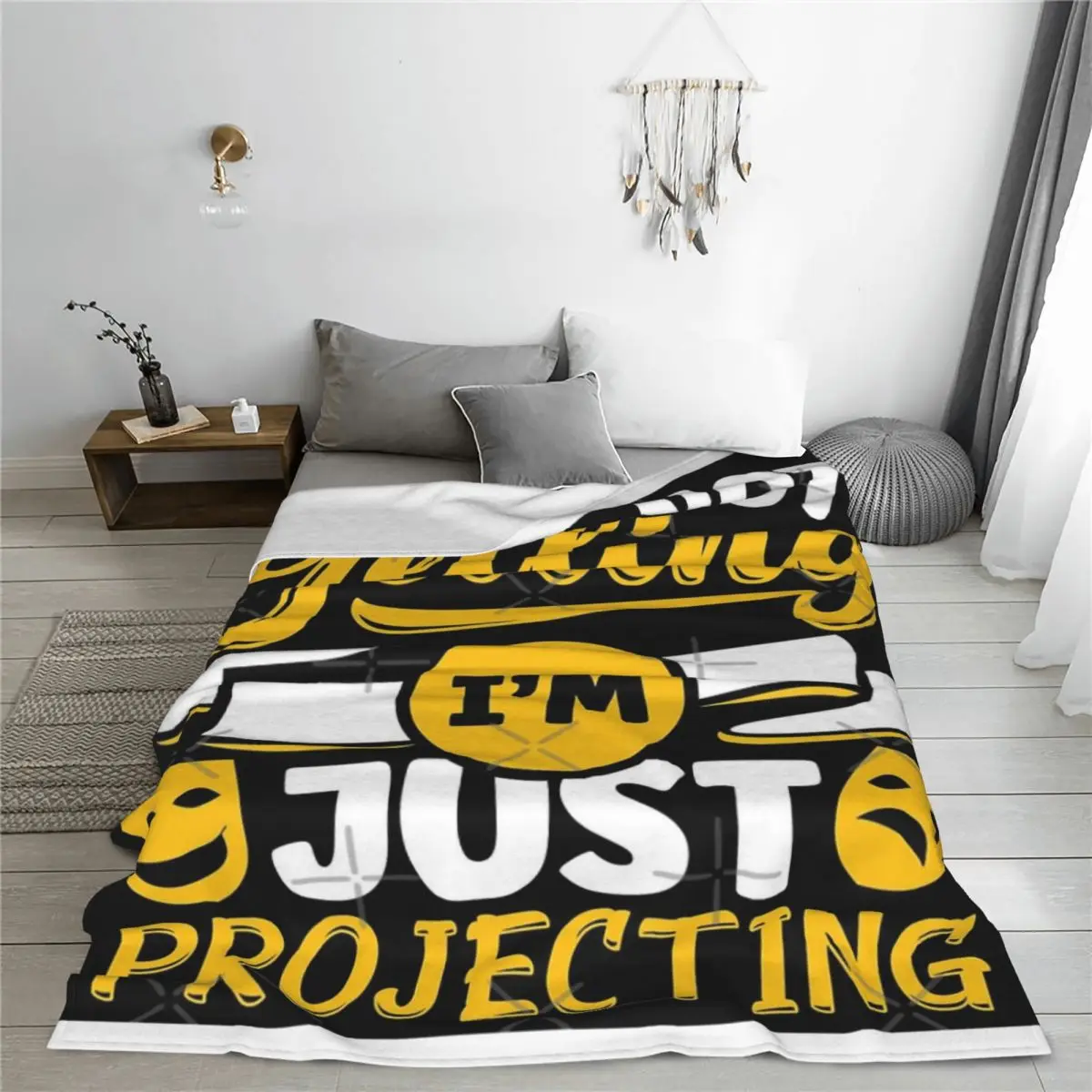 Забавное одеяло для кинотеатра стеспианизма забавное покрывало на кровать