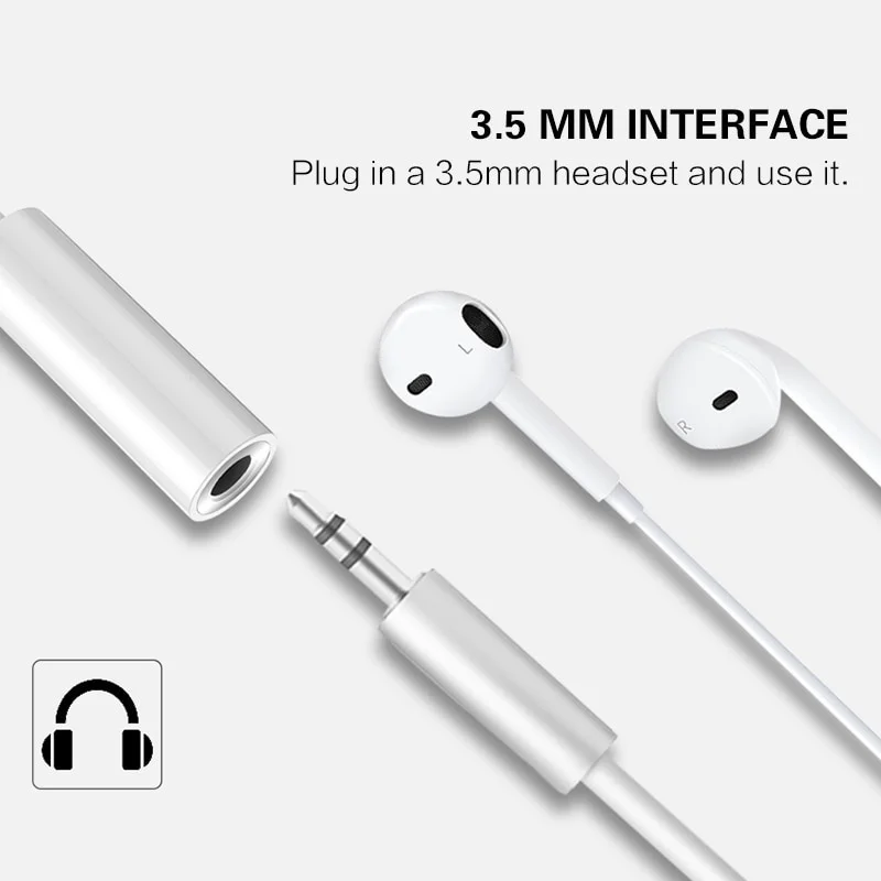 For iPhone 3.5mm Jack Headphone Aux Cable Lighting To 3.5mm Adapter for IPhone 14 13 12 11 X Pro Max For IOS Earphone Jack Cable