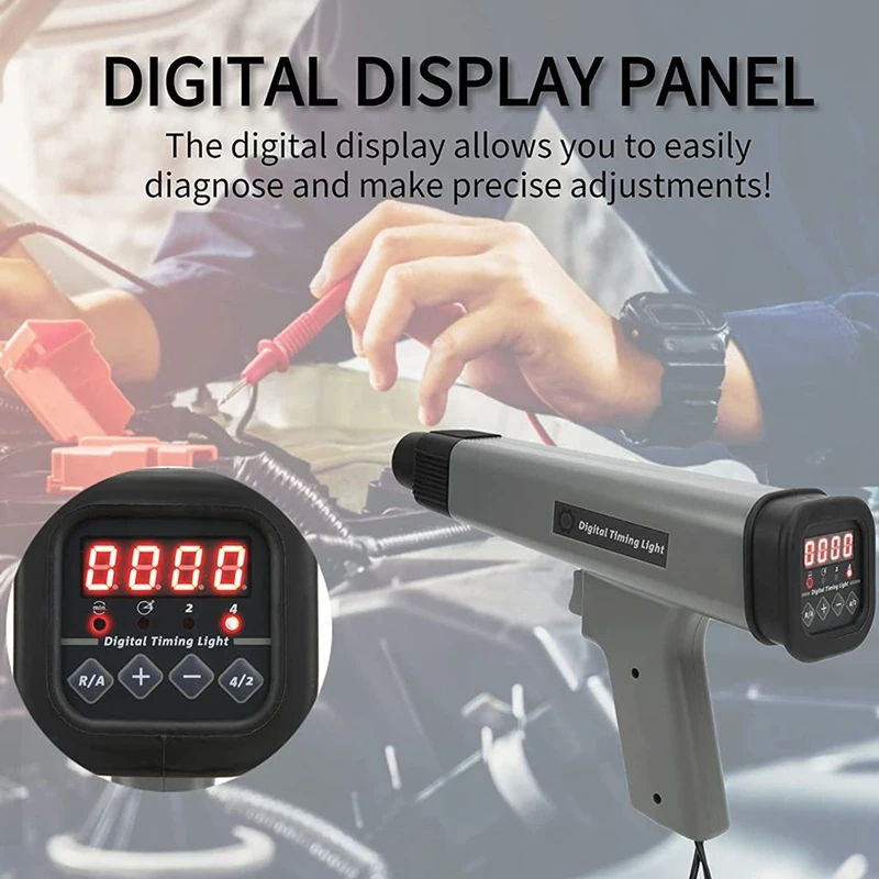 Индуктивный синхронизатор стробоскоп с цифровым дисплеем 2 шт. 12 В для